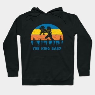 Retro The King Baby Hoodie